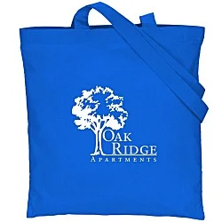 Cotton Sheeting Colored Economy Tote - 15-1/2" x 15" - 24 hr