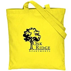 Cotton Sheeting Colored Economy Tote - 15-1/2" x 15" - 24 hr