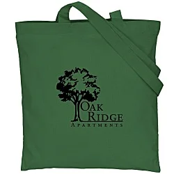 Cotton Sheeting Colored Economy Tote - 15-1/2" x 15" - 24 hr