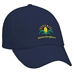 Cotton Washed Cap - Solid - Embroidered