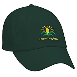 Cotton Washed Cap - Solid - Embroidered