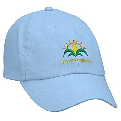 Cotton Washed Cap - Solid - Embroidered