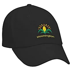 Cotton Washed Cap - Solid - Embroidered