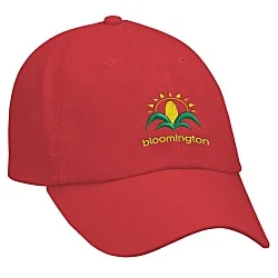 Cotton Washed Cap - Solid - Embroidered
