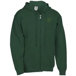 Gildan Full-Zip Hoodie - Men's - Embroidered