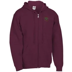 Gildan Full-Zip Hoodie - Men's - Embroidered