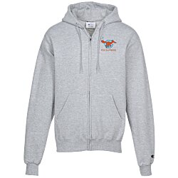 Champion Powerblend Full-Zip Hoodie - Embroidered