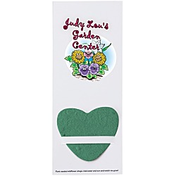 Plant-A-Shape Flower Seed Bookmark - Heart
