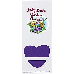 Plant-A-Shape Flower Seed Bookmark - Heart