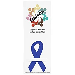 Plant-A-Shape Flower Seed Bookmark - Awareness