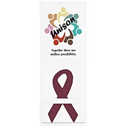 Plant-A-Shape Flower Seed Bookmark - Awareness
