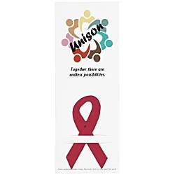 Plant-A-Shape Flower Seed Bookmark - Awareness