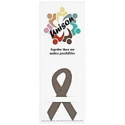 Plant-A-Shape Flower Seed Bookmark - Awareness