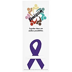 Plant-A-Shape Flower Seed Bookmark - Awareness