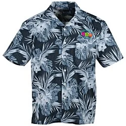 Tropical Print Camp Shirt
