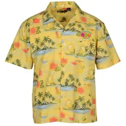 Tropical Print Camp Shirt