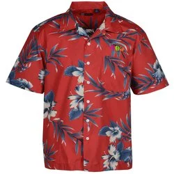 Tropical Print Camp Shirt