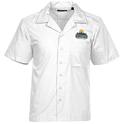 Stain Resist Poplin Camp Shirt - Men's