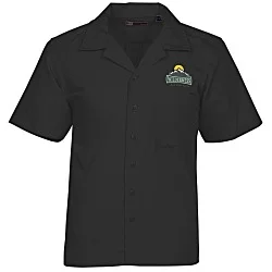 Stain Resist Poplin Camp Shirt - Men's