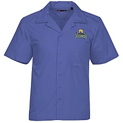 Stain Resist Poplin Camp Shirt - Men's