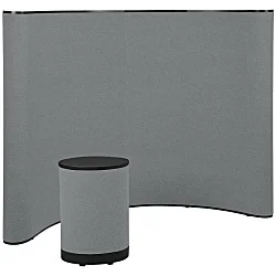 Deluxe Curved Floor Display - 10' - Blank