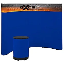 Deluxe Curved Floor Display - 10' - Header
