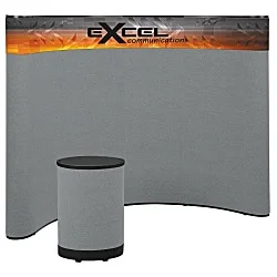 Deluxe Curved Floor Display - 10' - Header