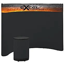 Deluxe Curved Floor Display - 10' - Header