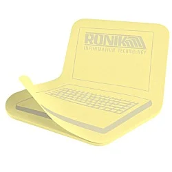 Post-it® Custom Notes - Laptop - 25 Sheet - Stock Design