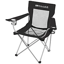 Mesh Folding Chair with Carrying Bag