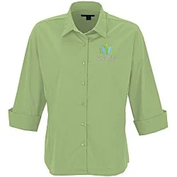 Easy Care 3/4 Sleeve Stretch Poplin Blouse - Ladies'
