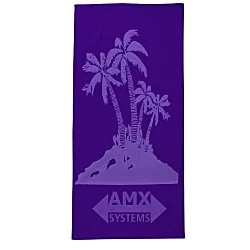 Tone on Tone Stock Art Towel - Palm Tree