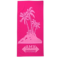 Tone on Tone Stock Art Towel - Palm Tree