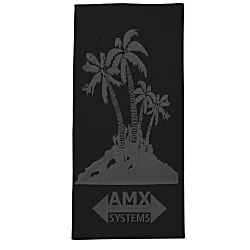 Tone on Tone Stock Art Towel - Palm Tree