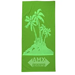 Tone on Tone Stock Art Towel - Palm Tree