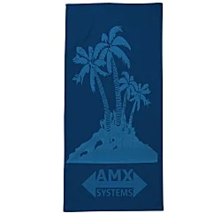 Tone on Tone Stock Art Towel - Palm Tree