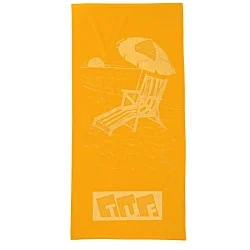 Tone on Tone Stock Art Towel - Chair with Umbrella