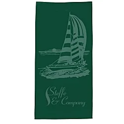 Tone on Tone Stock Art Towel - Sailboat