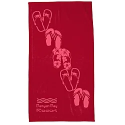 Tone on Tone Stock Art Towel - Sandals