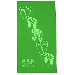 Tone on Tone Stock Art Towel - Sandals