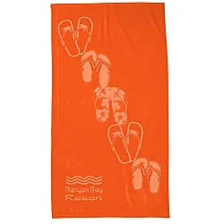 Tone on Tone Stock Art Towel - Sandals