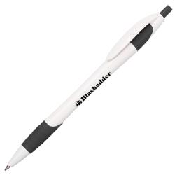 Solis Clic Pen with Grip - White
