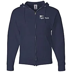 Jerzees NuBlend Full-Zip Hooded Sweatshirt - Screen