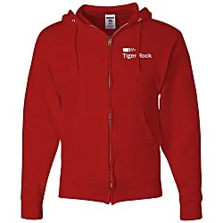 Jerzees NuBlend Full-Zip Hooded Sweatshirt - Screen