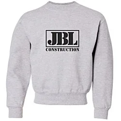 Jerzees NuBlend Crewneck Sweatshirt - Youth - Screen