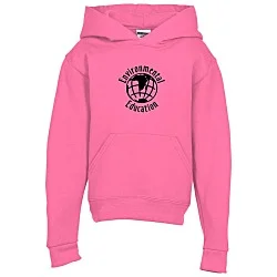 Jerzees NuBlend Hooded Sweatshirt - Youth - Screen