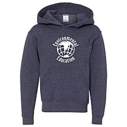 Jerzees NuBlend Hooded Sweatshirt - Youth - Screen