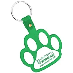 Paw Shaped Keychain - Translucent