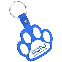 Paw Shaped Keychain - Translucent