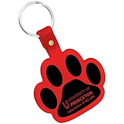 Paw Shaped Keychain - Translucent